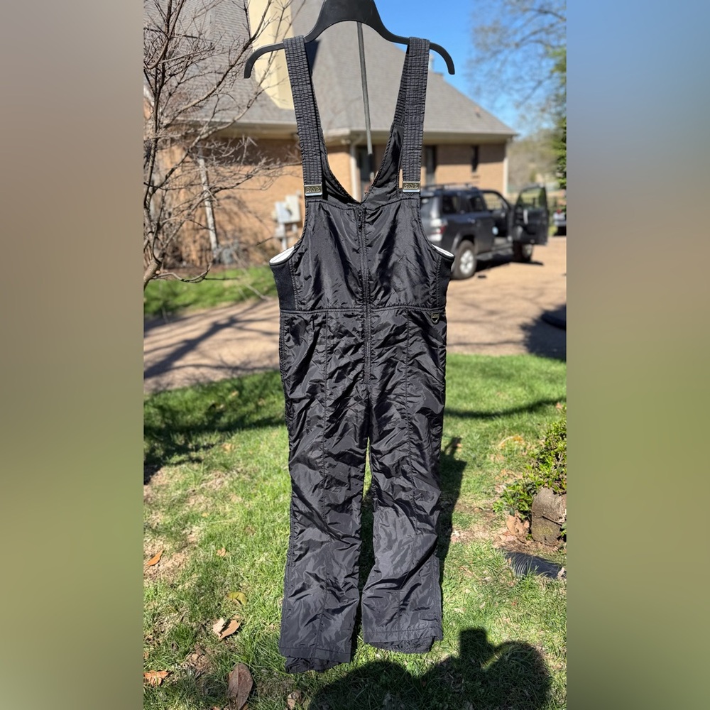 Vintage 90’s SKYR Mens Ski Bibs Snow Pants Overalls Black Snowboard, Size M